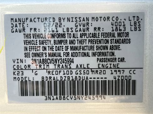 Used 2022 Nissan Sentra SV image 36