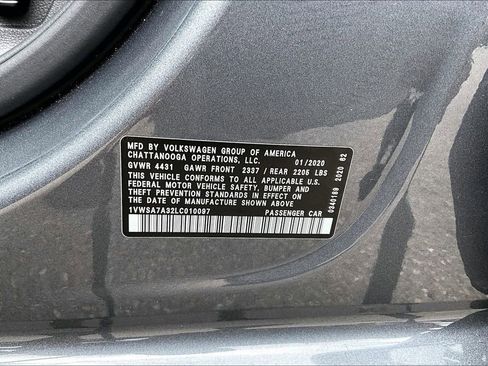 Certified 2020 Volkswagen Passat 2.0T SE FWD image 30