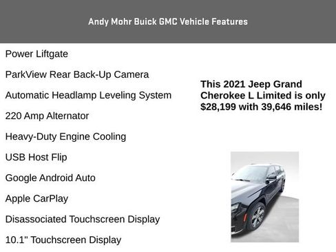 Used 2021 Jeep Grand Cherokee L Limited w/ Trailer Tow Group (B) image 16