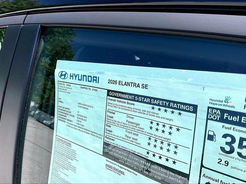 New 2026 Hyundai Elantra SE FWD image 14