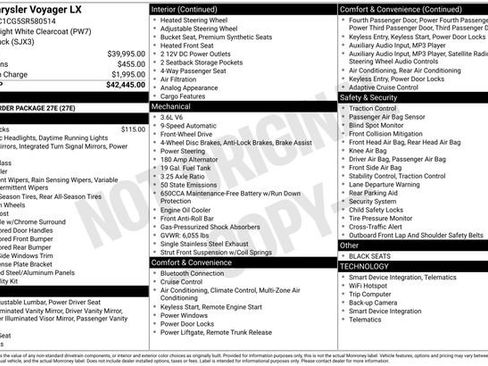 New 2025 Chrysler Voyager LX image 4