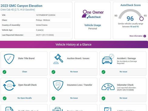 Used 2023 GMC Canyon Elevation image 3