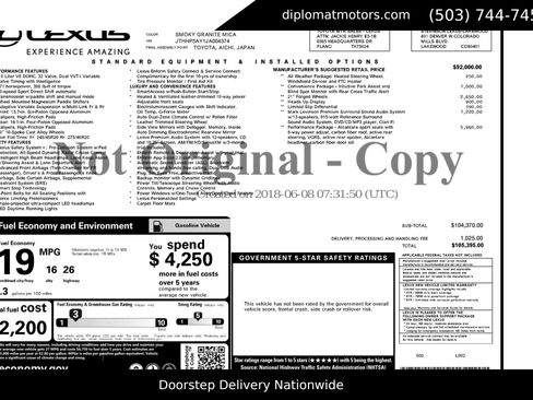 Used 2018 Lexus LC 500 Coupe image 4