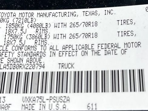 Used 2024 Toyota Tundra SR5 w/ SR5 Convenience Package AWD/4WD image 11