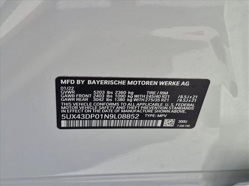Used 2022 BMW X3 sDrive30i w/ M Sport Package 2 RWD image 15