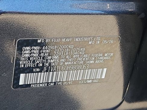 Used 2017 Subaru WRX Limited AWD/4WD image 28