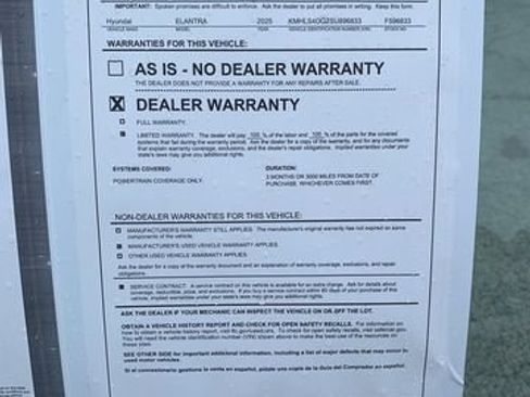 Certified 2025 Hyundai Elantra SEL w/ Cargo Package FWD image 28