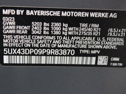 Used 2023 BMW X3 sDrive30i w/ Premium Package image 19