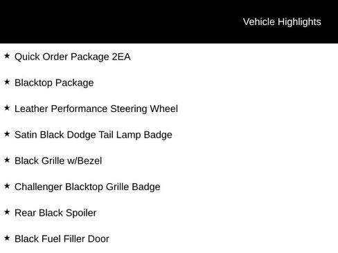 Used 2021 Dodge Challenger SXT w/ Blacktop Package RWD image 10
