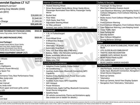 New 2026 Chevrolet Equinox LT w/ Safety and Technology Package image 5