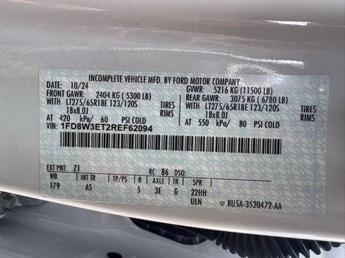 New 2024 Ford F350 XL w/ XL Chrome Package RWD image 30