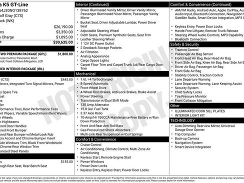 Used 2022 Kia K5 GT-Line w/ GT-Line FWD Premium Package image 7
