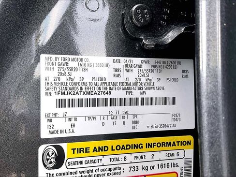 Used 2021 Ford Expedition Max Limited image 34