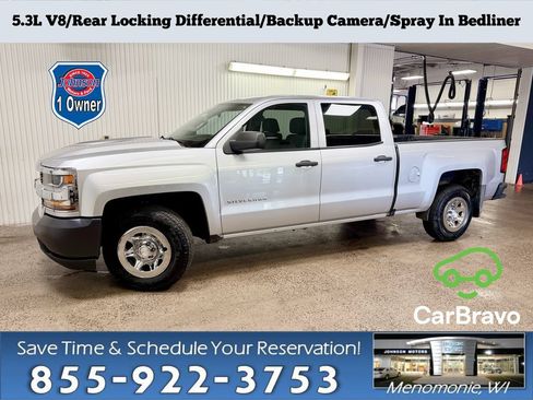Certified 2017 Chevrolet Silverado 1500 W/T w/ Trailering Package RWD image 1