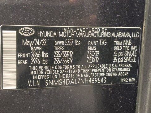 Used 2022 Hyundai Santa Fe Limited AWD/4WD image 33