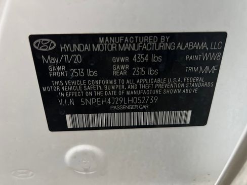 Used 2020 Hyundai Sonata Limited w/ Preferred Accessory Package FWD image 33