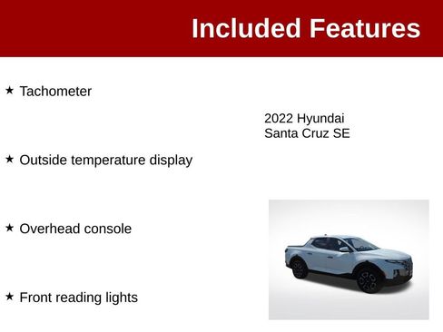 Used 2022 Hyundai Santa Cruz SE AWD/4WD image 4