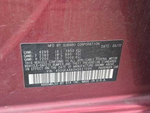 Used 2017 Subaru Impreza 2.0i AWD/4WD image 14