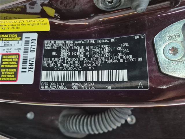 Used 2013 Toyota Sequoia Platinum RWD image 28