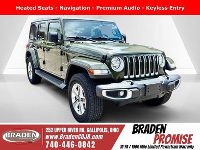 Used 2021 Jeep Wrangler Unlimited Sahara w/ Uconnect 4C Nav & Sound Group