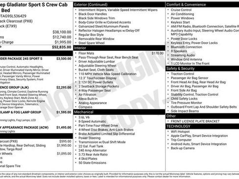 New 2025 Jeep Gladiator Sport image 5