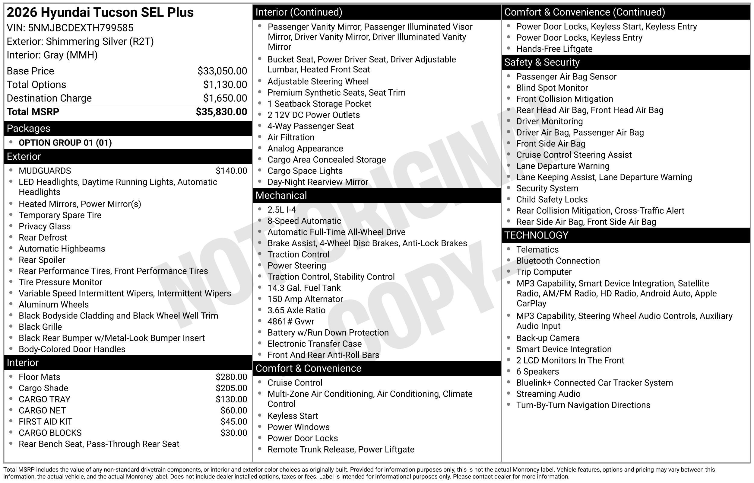 New 2026 Hyundai Tucson SEL Plus AWD/4WD image 4