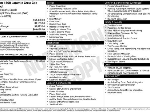 Used 2022 RAM 1500 Laramie image 59