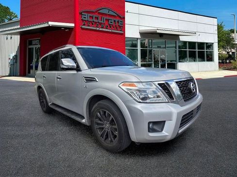 Used 2020 Nissan Armada Platinum w/ Captain's Chairs Package RWD image 2