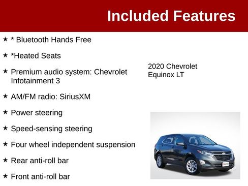 Used 2020 Chevrolet Equinox LT FWD image 3