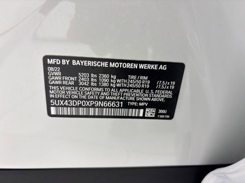 Used 2023 BMW X3 sDrive30i w/ Premium Package RWD image 10