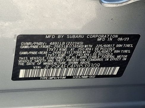 Certified 2023 Subaru Forester Premium AWD/4WD image 27
