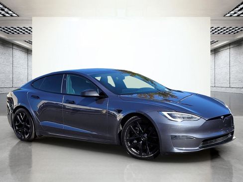 Used 2021 Tesla Model S Plaid AWD/4WD image 2