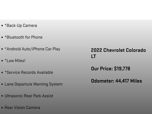 Used 2022 Chevrolet Colorado LT w/ Fleet Safety Package image 12