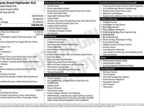 Used 2024 Toyota Grand Highlander XLE image 45