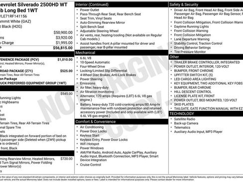 Used 2024 Chevrolet Silverado 2500 W/T w/ WT Convenience Package image 5