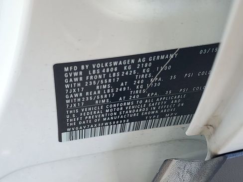 Used 2015 Volkswagen Tiguan SE FWD image 27