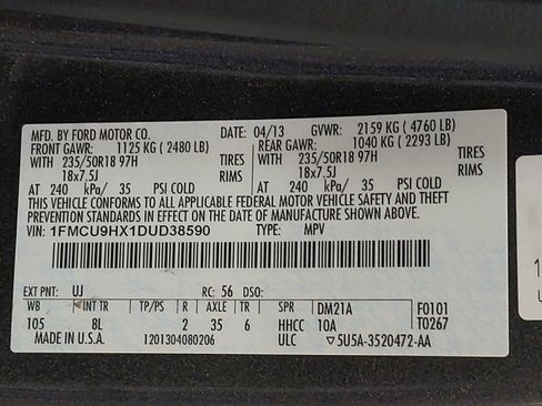 Used 2013 Ford Escape SEL image 33