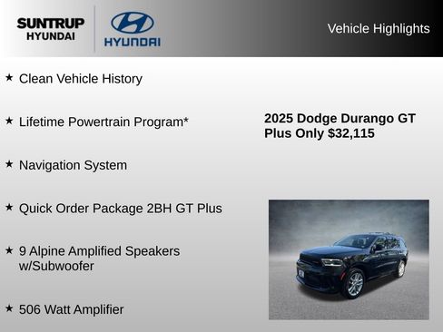 Used 2025 Dodge Durango GT AWD/4WD image 8