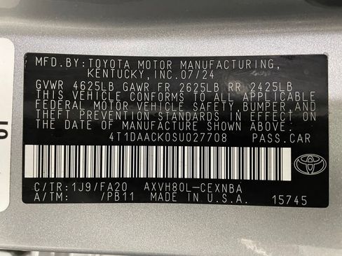 Used 2025 Toyota Camry LE FWD image 46