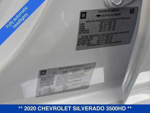 Used 2020 Chevrolet Silverado 3500 High Country w/ Z71 Off-Road Package image 47