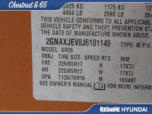 Used 2018 Chevrolet Equinox LT w/ Sun & Infotainment Package FWD image 42