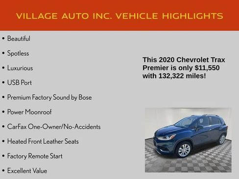 Used 2020 Chevrolet Trax Premier AWD/4WD image 7