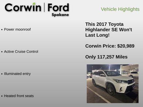 Used 2017 Toyota Highlander SE image 12