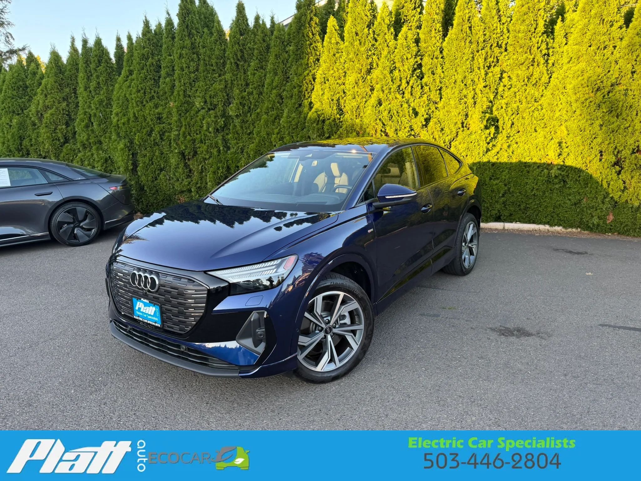 Used 2023 Audi Q4 e-tron Prestige w/ Black Optic Package AWD/4WD image 2