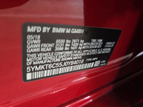 Used 2018 BMW X5 M image 34