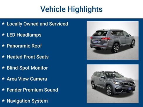 Used 2022 Volkswagen Atlas SEL Premium AWD/4WD image 3