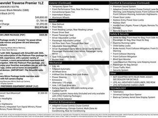 Used 2023 Chevrolet Traverse Premier w/ LPO, Floor Liner Package AWD/4WD video 2