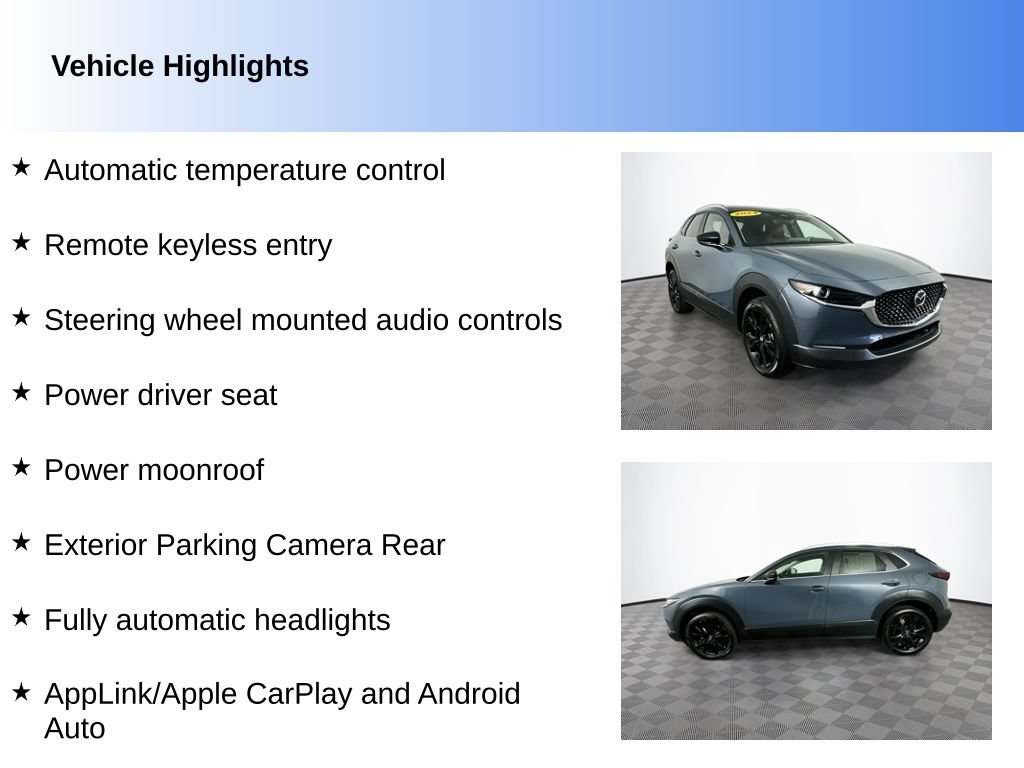 Used 2024 MAZDA CX-30 AWD 2.5 S w/ Preferred Package image 2