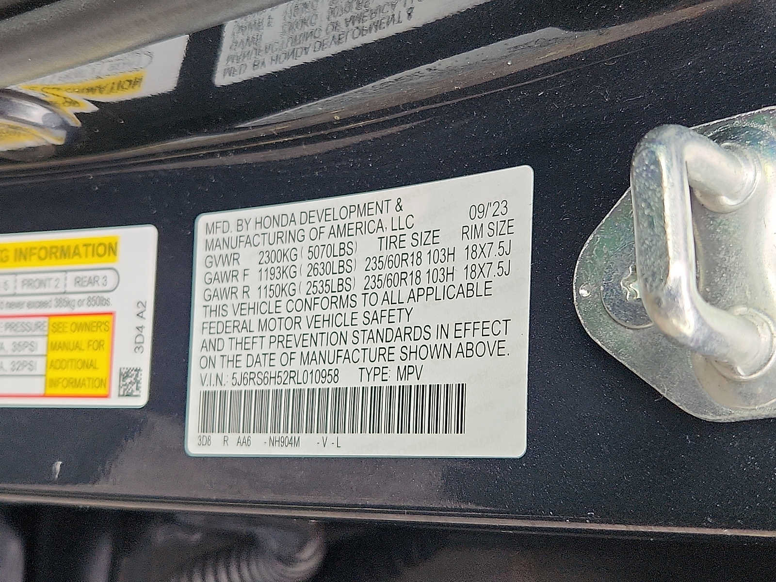 Certified 2024 Honda CR-V Sport image 27