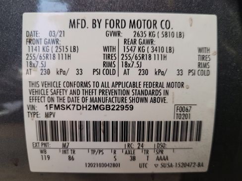 Used 2021 Ford Explorer XLT RWD image 33